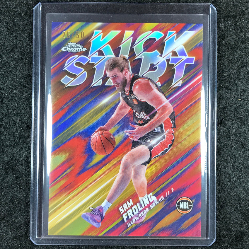 2024-25 Topps Chrome NBL SAM FROLING Kick Start Gold 26/50 #4