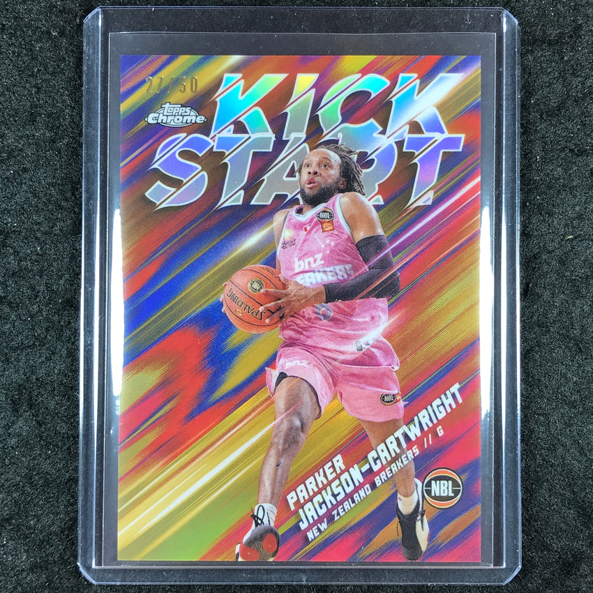 2024-25 Topps Chrome NBL PARKER JACKSON-CARTWRIGHT Kick Start Gold 27/50 #6