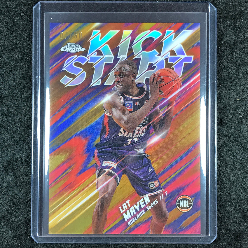 2024-25 Topps Chrome NBL LAT MAYEN Kick Start Gold 7/50 #11