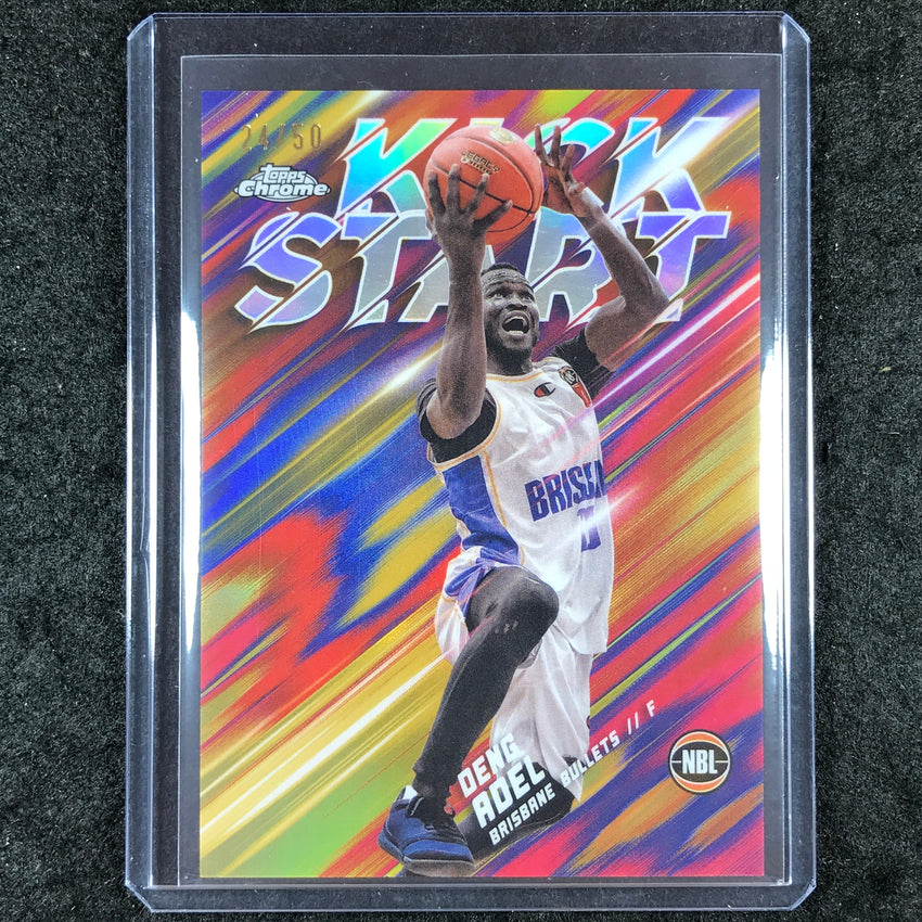 2024-25 Topps Chrome NBL DENG ADEL Kick Start Gold 24/50 #12