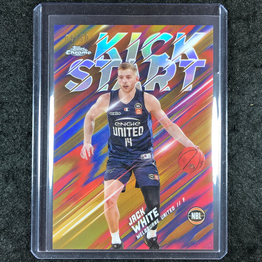 2024-25 Topps Chrome NBL JACK WHITE Kick Start Gold 4/50 #15