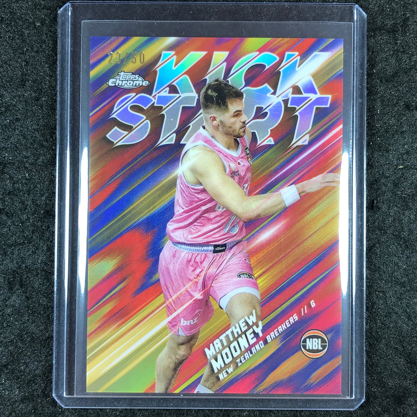 2024-25 Topps Chrome NBL MATTHEW MOONEY Kick Start Gold 23/50 #16