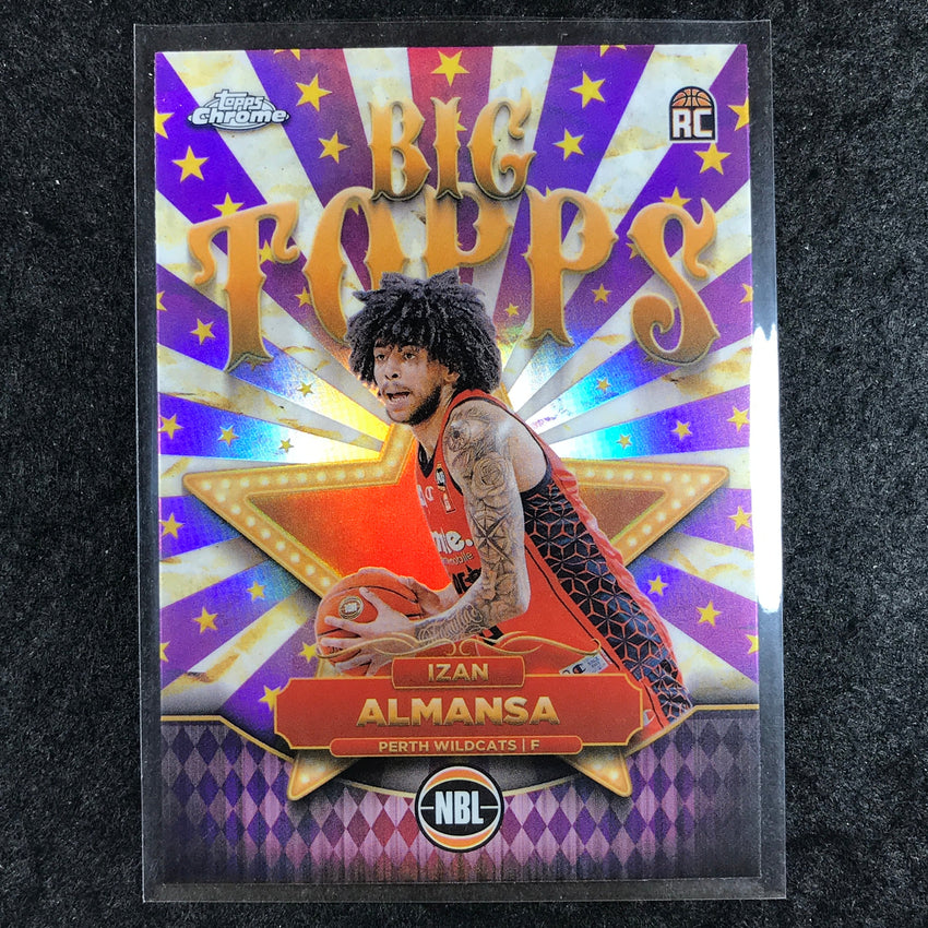 2024-25 Topps Chrome NBL IZAN ALMANSA Big Topps Rookie Refractor #7