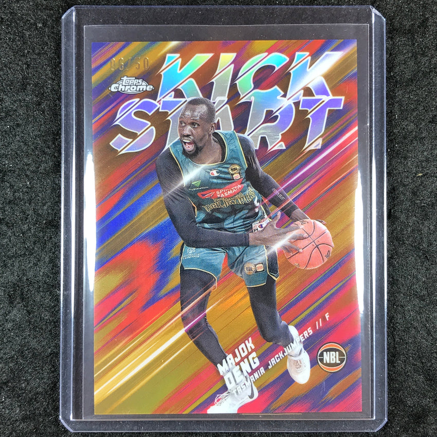 2024-25 Topps Chrome NBL MAJOK DENG Kick Start Gold 6/50 #20