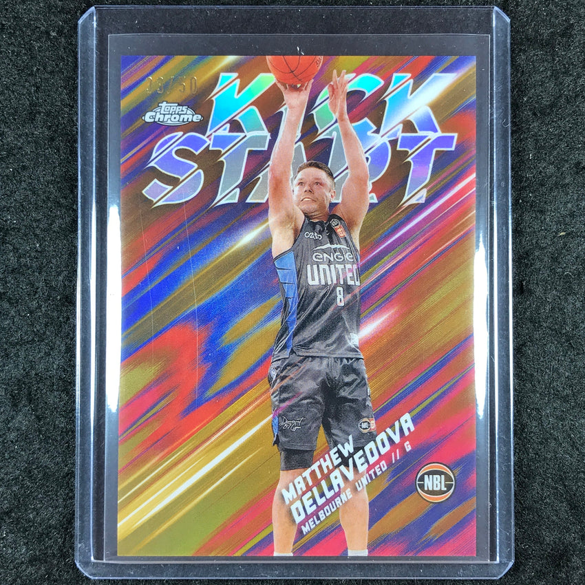 2024-25 Topps Chrome NBL MATTHEW DELLAVEDOVA Kick Start Gold 33/50 #25