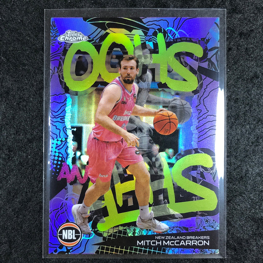 2024-25 Topps Chrome NBL MITCH MCCARRON Oohs and Ahhs Refractor #22