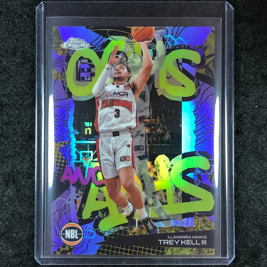2024-25 Topps Chrome NBL TREY KELL III Oohs and Ahhs Gold 32/50 #8