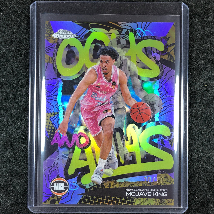 2024-25 Topps Chrome NBL MOJAVE KING Oohs and Ahhs Gold 20/50 #12