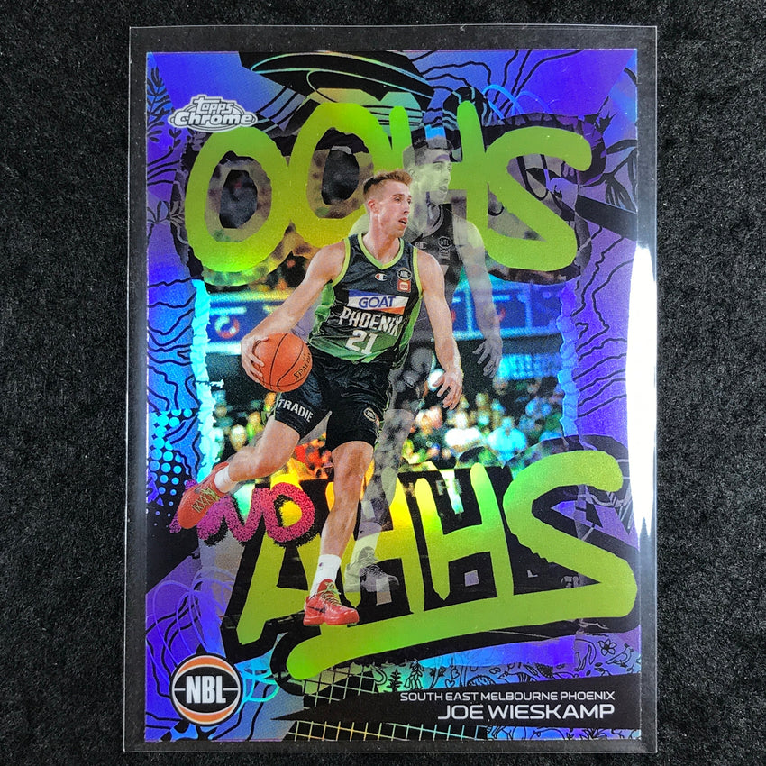 2024-25 Topps Chrome NBL JOE WIESKAMP Oohs and Ahhs Refractor #24