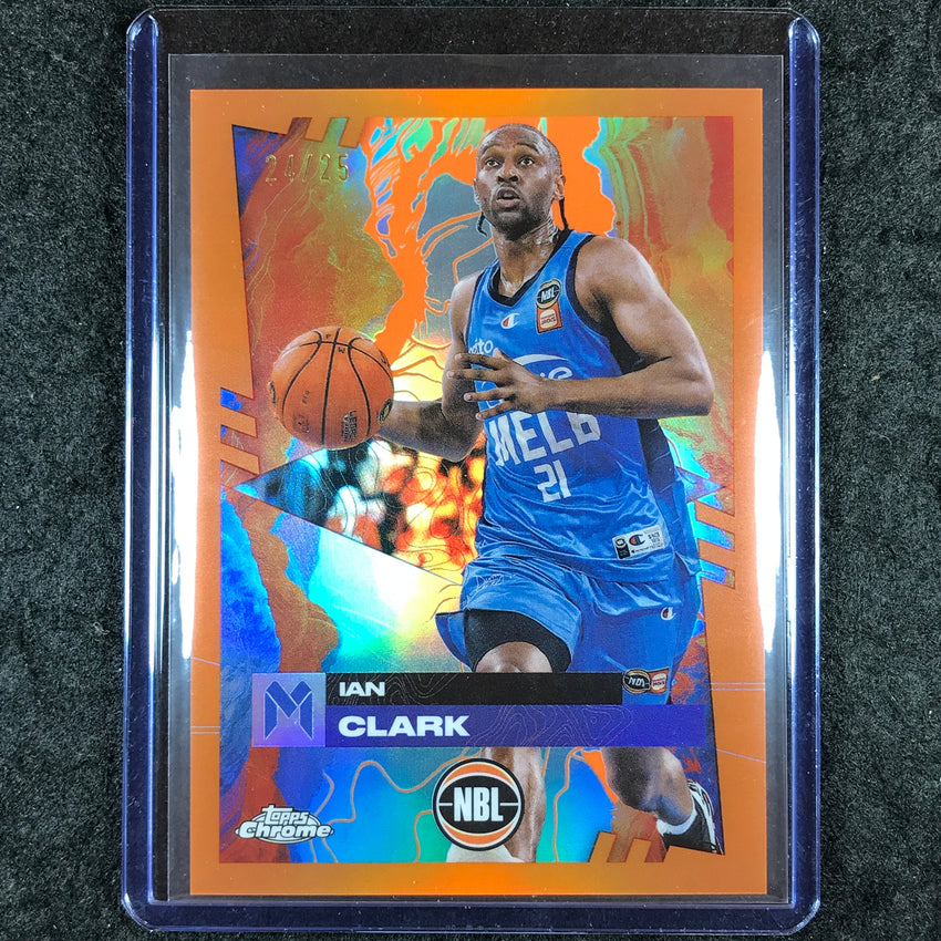 2024-25 Topps Chrome NBL IAN CLARK Base Orange 24/25 #42
