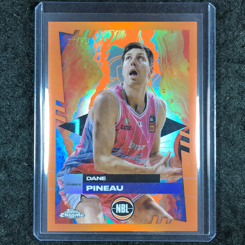 2024-25 Topps Chrome NBL DANE PINEAU Base Orange 23/25 #60