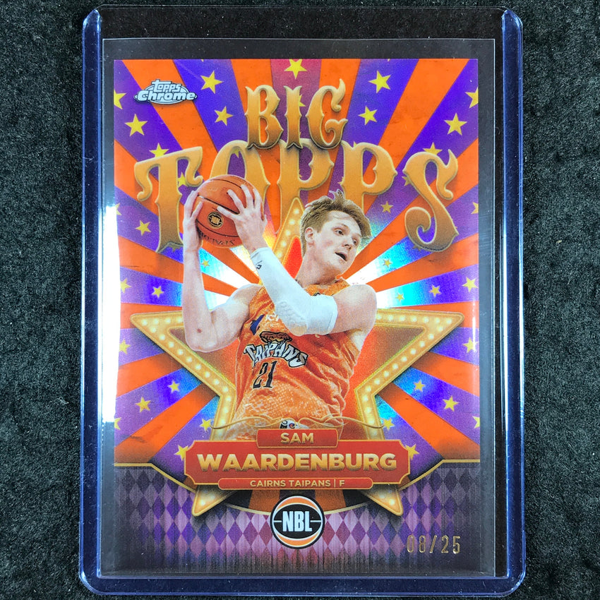 2024-25 Topps Chrome NBL SAM WAARDENBURG Big Topps Orange 8/25 #3