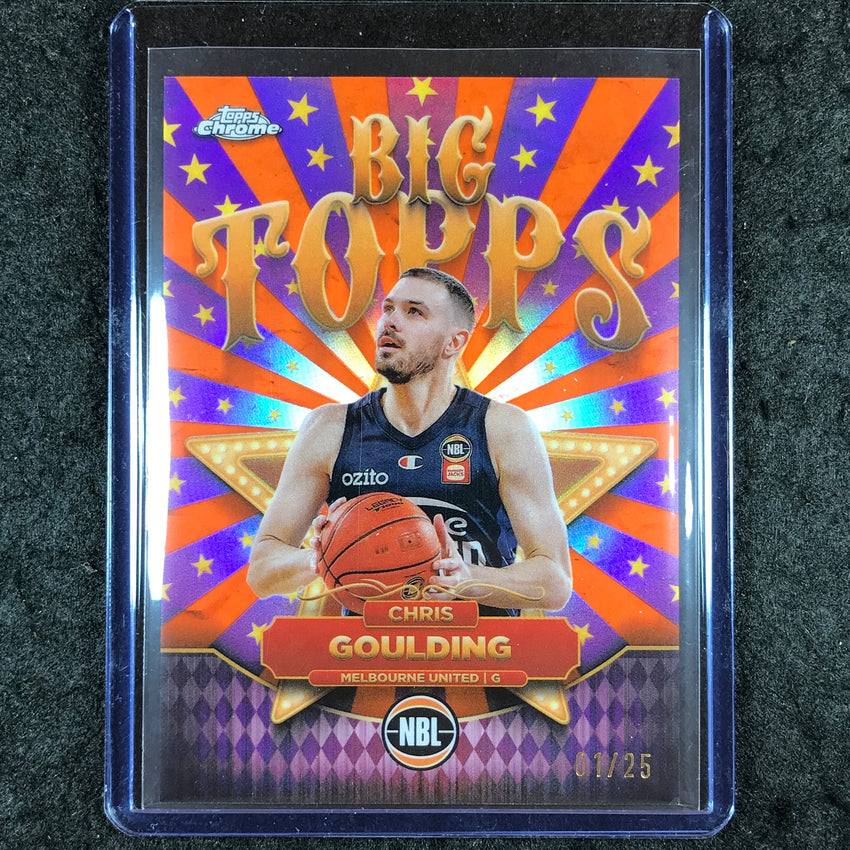 2024-25 Topps Chrome NBL CHRIS GOULDING Big Topps Orange 1/25 #5