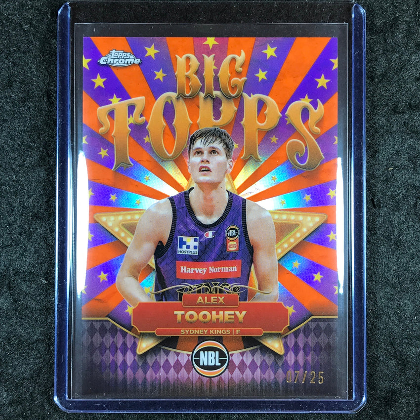 2024-25 Topps Chrome NBL ALEX TOOHEY Big Topps Orange 7/25 #9