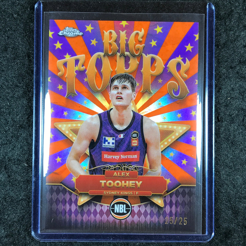 2024-25 Topps Chrome NBL ALEX TOOHEY Big Topps Orange 25/25 #9