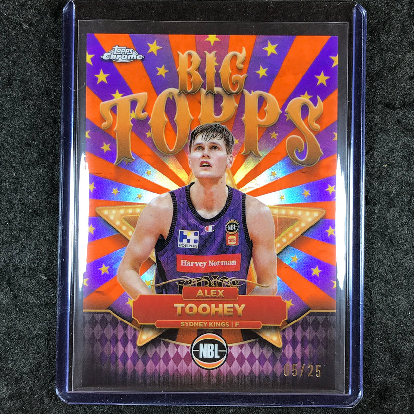 2024-25 Topps Chrome NBL ALEX TOOHEY Big Topps Orange 5/25 #9