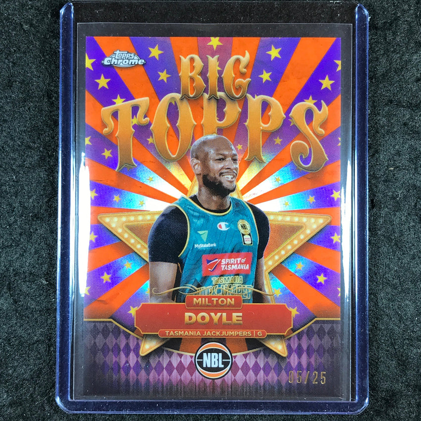 2024-25 Topps Chrome NBL MILTON DOYLE Big Topps Orange 5/25 #10
