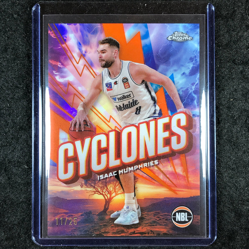 2024-25 Topps Chrome NBL ISAAC HUMPHRIES Cyclones Orange 11/25 #2