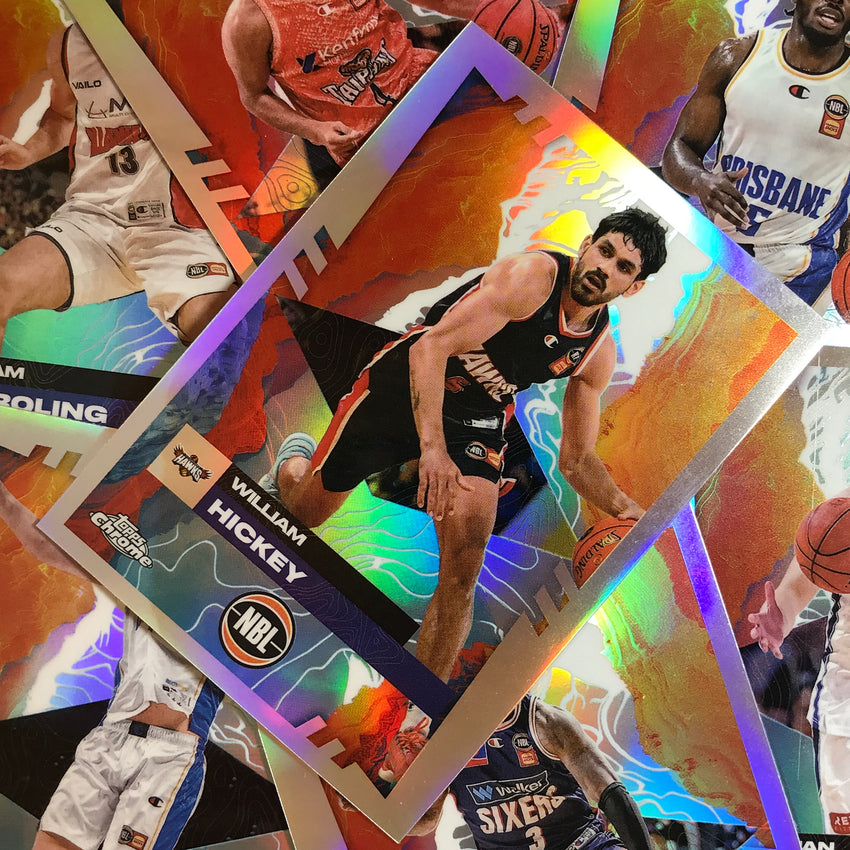 2024-25 Topps Chrome NBL MASON PEATLING Base Refractor #34