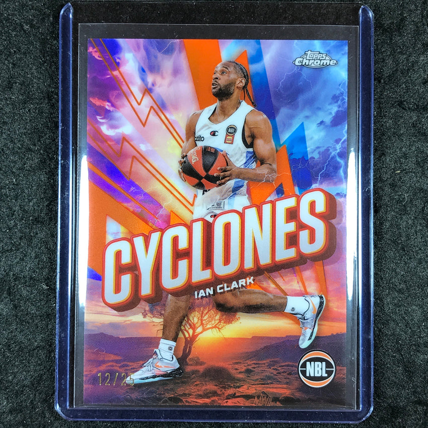 2024-25 Topps Chrome NBL IAN CLARK Cyclones Orange 12/25 #10