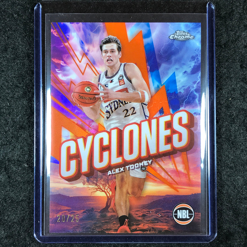 2024-25 Topps Chrome NBL ALEX TOOHEY Cyclones Orange 20/25 #17