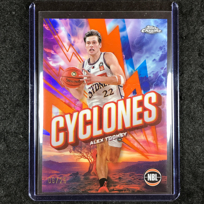 2024-25 Topps Chrome NBL ALEX TOOHEY Cyclones Orange 6/25 #17