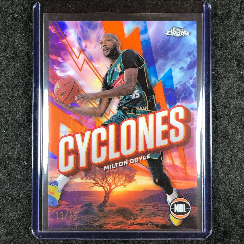 2024-25 Topps Chrome NBL MILTON DOYLE Cyclones Orange 13/25 #20
