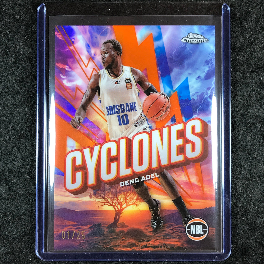 2024-25 Topps Chrome NBL DENG ADEL Cyclones Orange 1/25 #22
