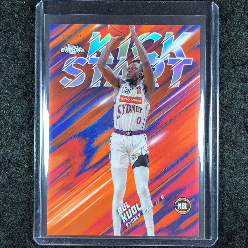 2024-25 Topps Chrome NBL BUL KUOL Kick Start Orange 2/25 #29
