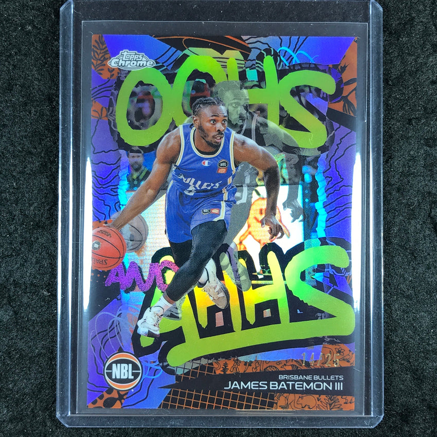 2024-25 Topps Chrome NBL JAMES BATEMON III Oohs and Ahhs Orange 14/25 #4
