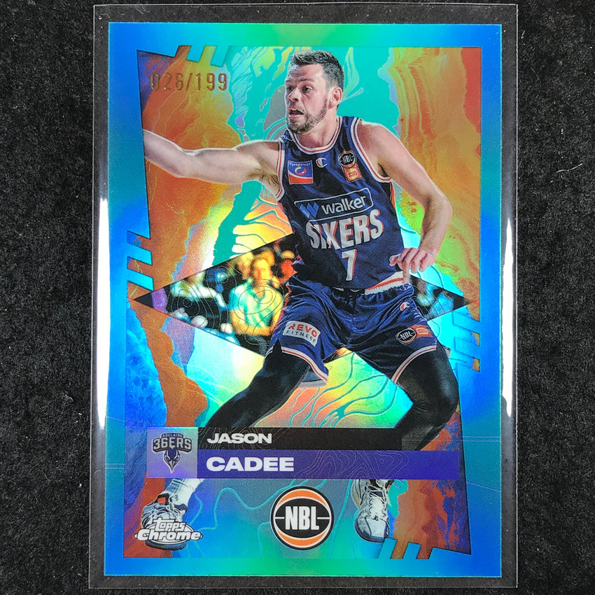 2024-25 Topps Chrome NBL JASON CADEE Base Aqua /199 #4