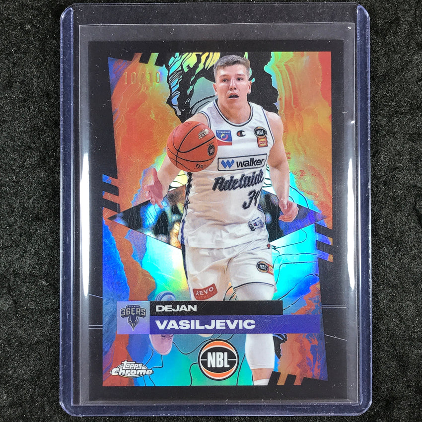 2024-25 Topps Chrome NBL DEJAN VASILJEVIC Base Black 10/10 #1