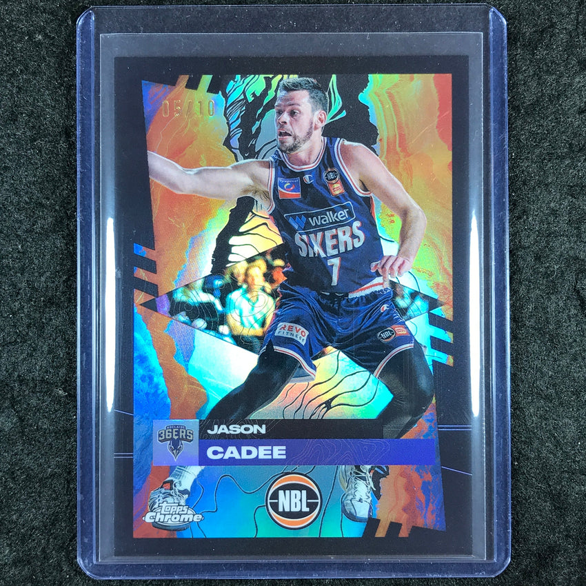 2024-25 Topps Chrome NBL JASON CADEE Base Black 5/10 #4