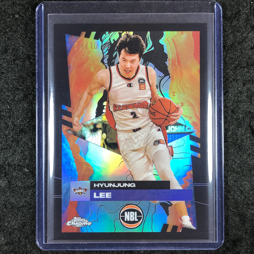 2024-25 Topps Chrome NBL HYUNJUNG LEE Base Black 4/10 #32
