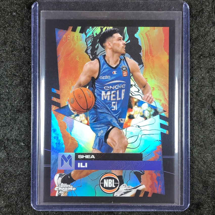 2024-25 Topps Chrome NBL SHEA ILI Base Black 6/10 #46