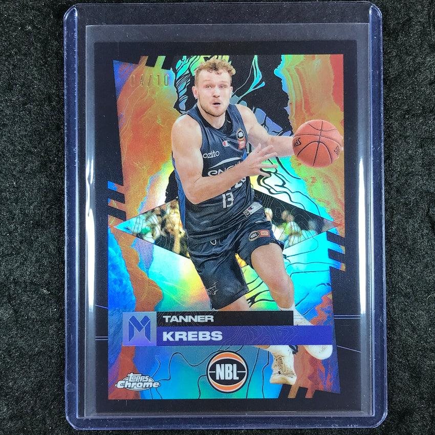 2024-25 Topps Chrome NBL TANNER KREBS Base Black 4/10 #47