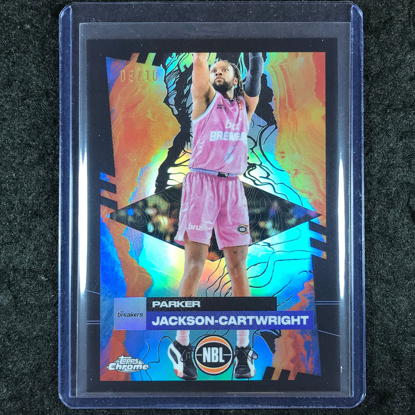 2024-25 Topps Chrome NBL PARKER JACKSON-CARTWRIGHT Base Black 9/10 #52
