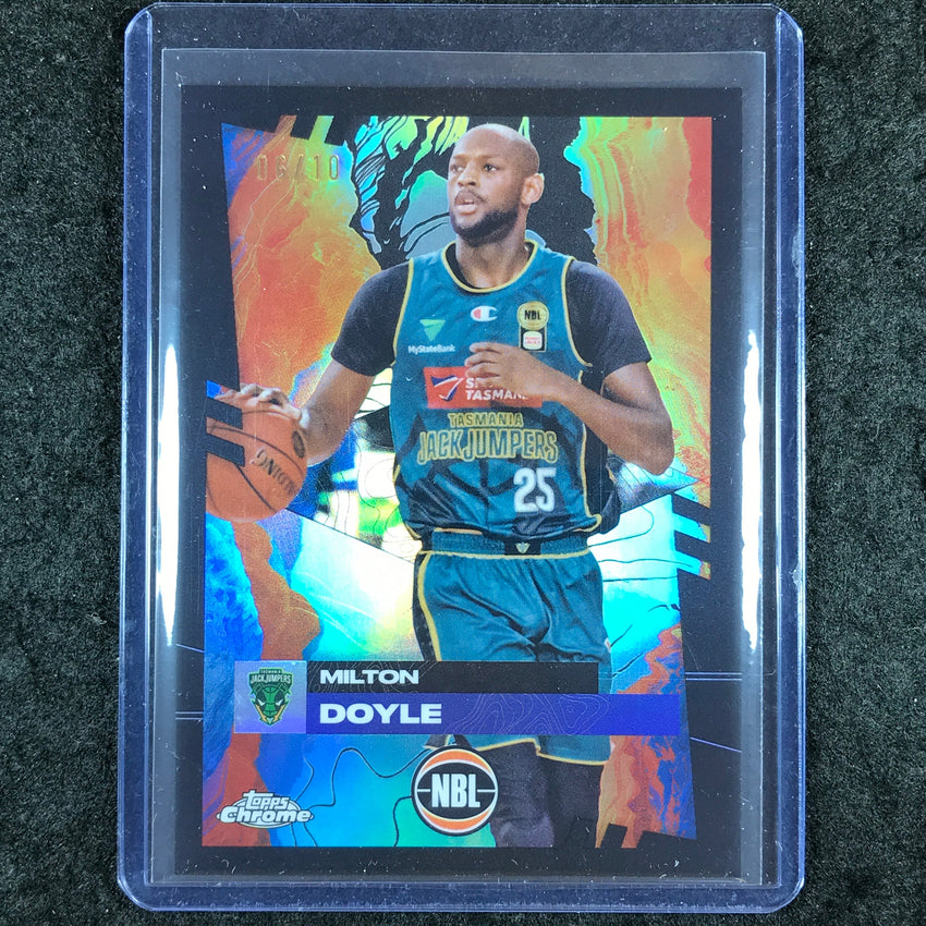 2024-25 Topps Chrome NBL MILTON DOYLE Base Black 6/10 #92