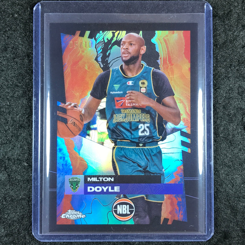 2024-25 Topps Chrome NBL MILTON DOYLE Base Black 5/10 #92