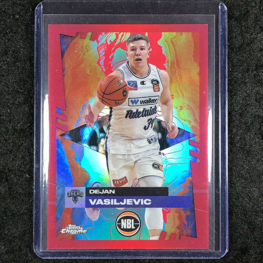 2024-25 Topps Chrome NBL DEJAN VASILJEVIC Base Red 3/5 #1