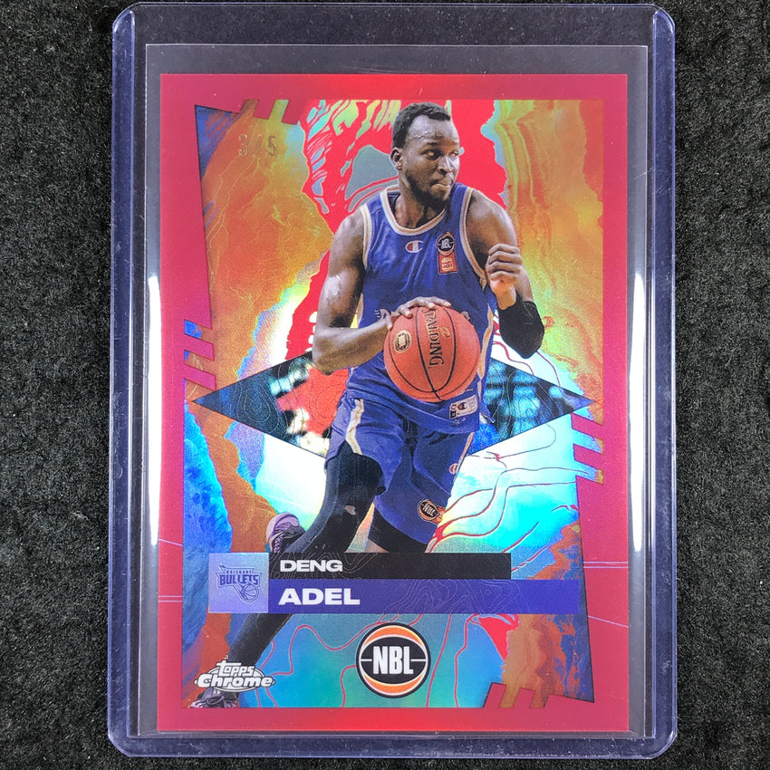 2024-25 Topps Chrome NBL DENG ADEL Base Red 3/5 #18