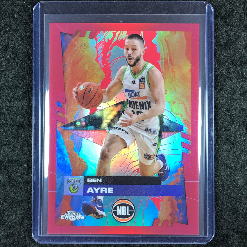 2024-25 Topps Chrome NBL BEN AYRE Base Red 1/5 #72