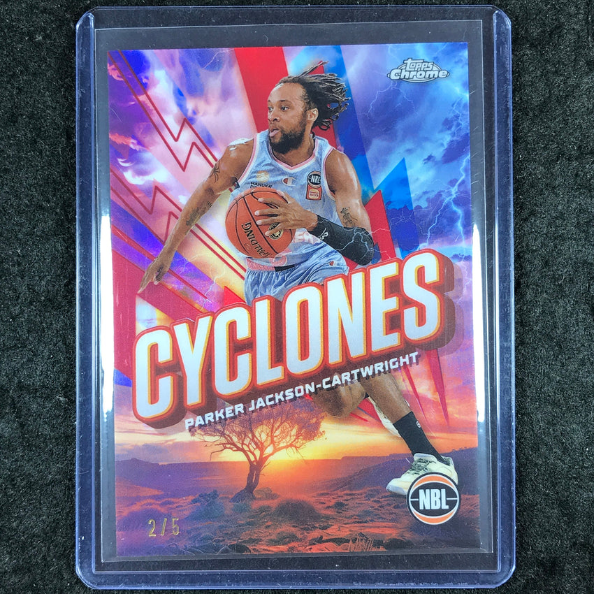 2024-25 Topps Chrome NBL PARKER JACKSON-CARTWRIGHT Cyclones Red 2/5 #12