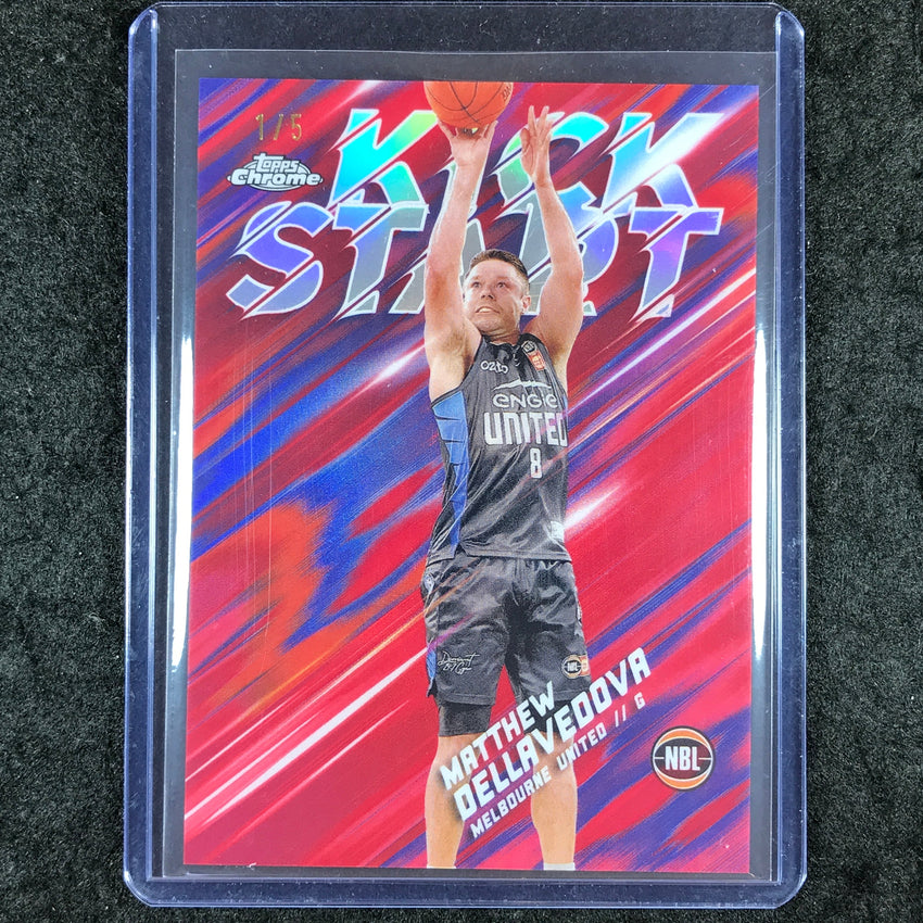 2024-25 Topps Chrome NBL MATTHEW DELLAVEDOVA Kick Start Red 1/5 #25