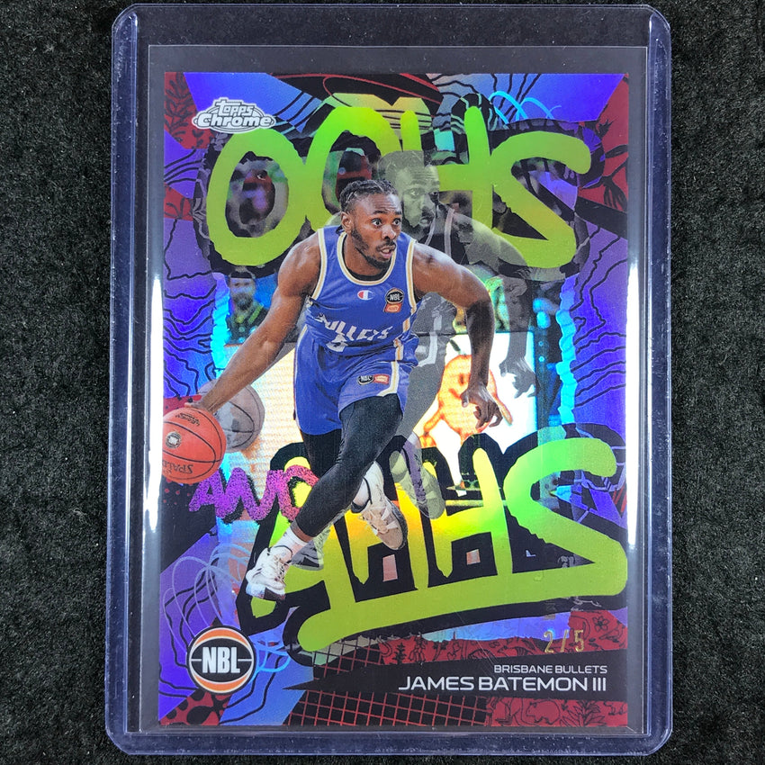 2024-25 Topps Chrome NBL JAMES BATEMON III Oohs and Ahhs Red 2/5 #4