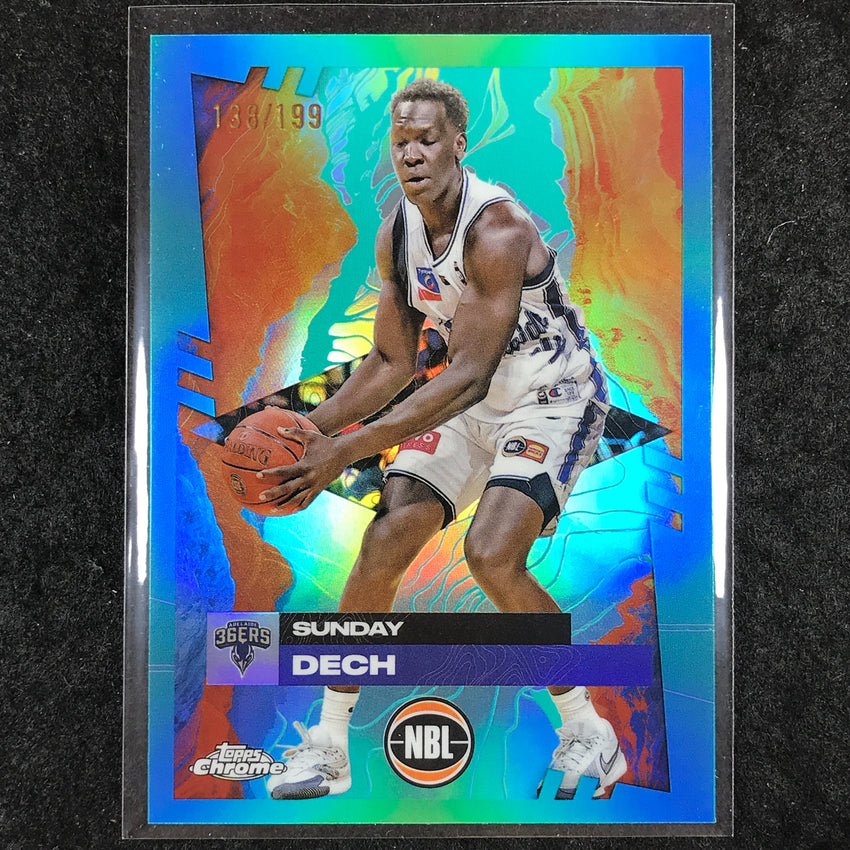 2024-25 Topps Chrome NBL SUNDAY DECH Base Aqua /199 #10