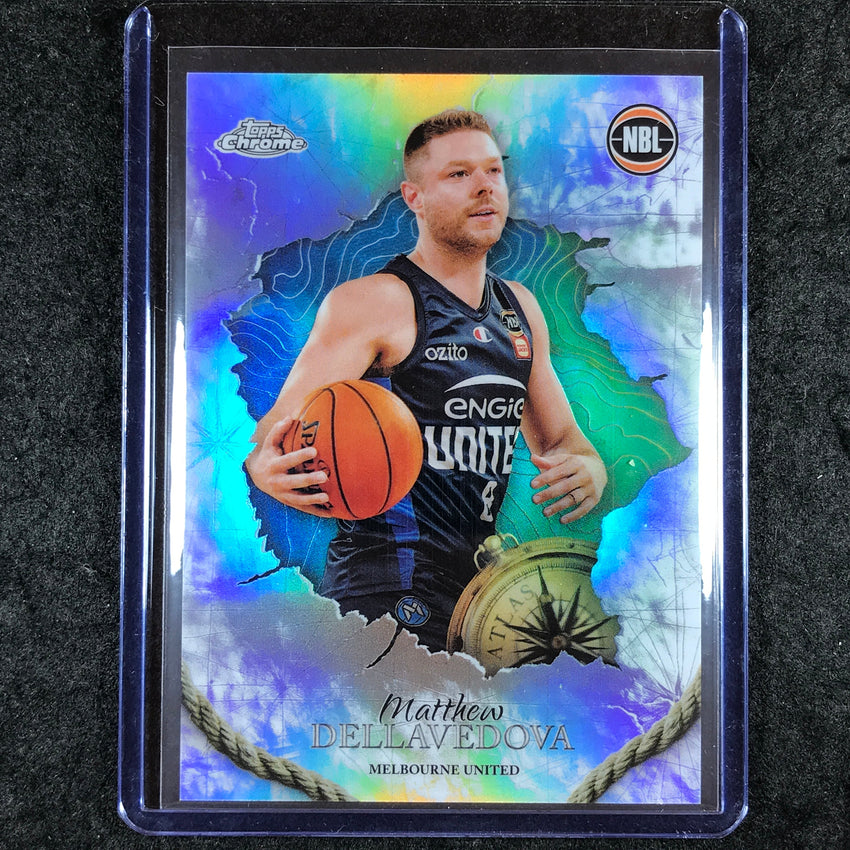 2024-25 Topps Chrome NBL MATTHEW DELLAVEDOVA Atlas SSP #5