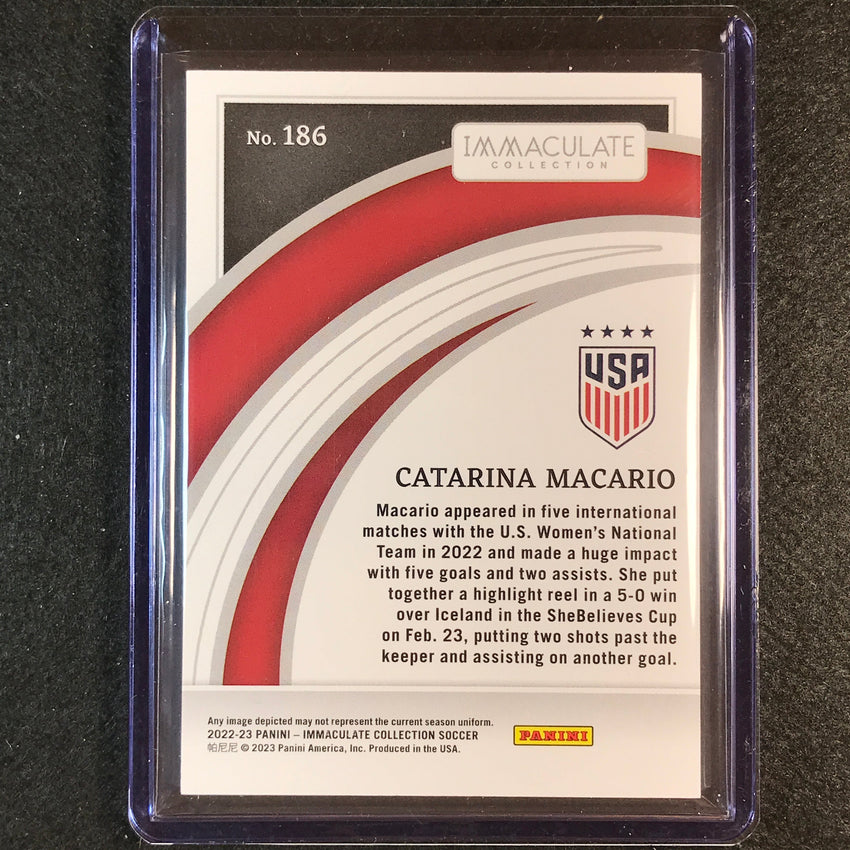 2022-23 Immaculate Catarina Macario Rookie Base Sapphire 3/25