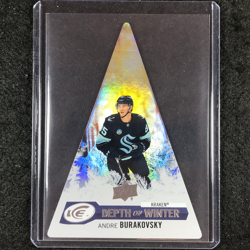 2023-24 UD Ice Hockey ANDRE BURAKOVSKY Depth of Winter Base #24