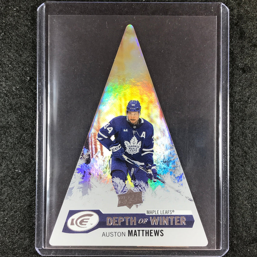 2023-24 UD Ice Hockey AUSTON MATTHEWS Depth of Winter Base #28